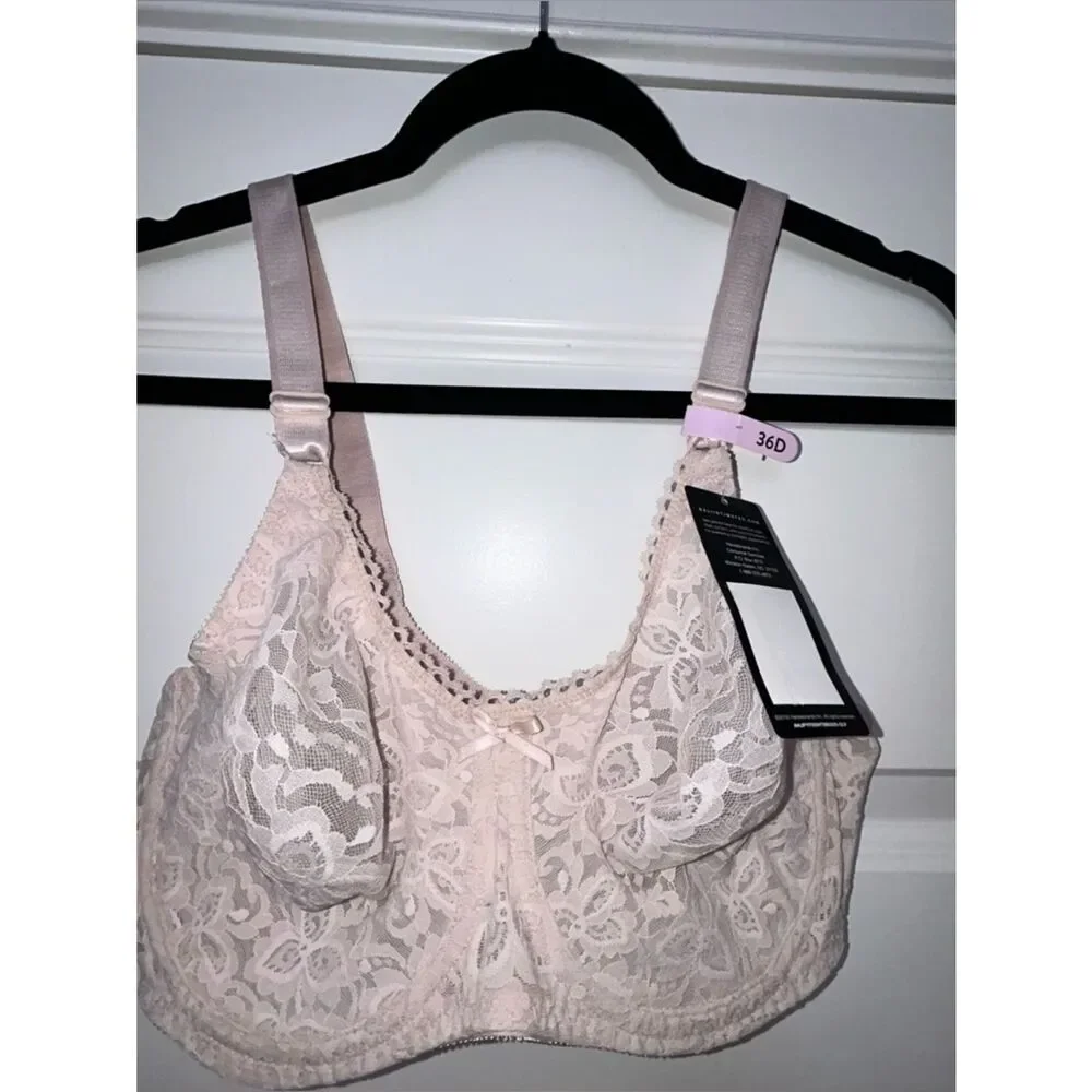 New, Bali Smoothing 3432 Lace Underwire Bra - Picture 7 of 7
